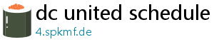 dc united schedule